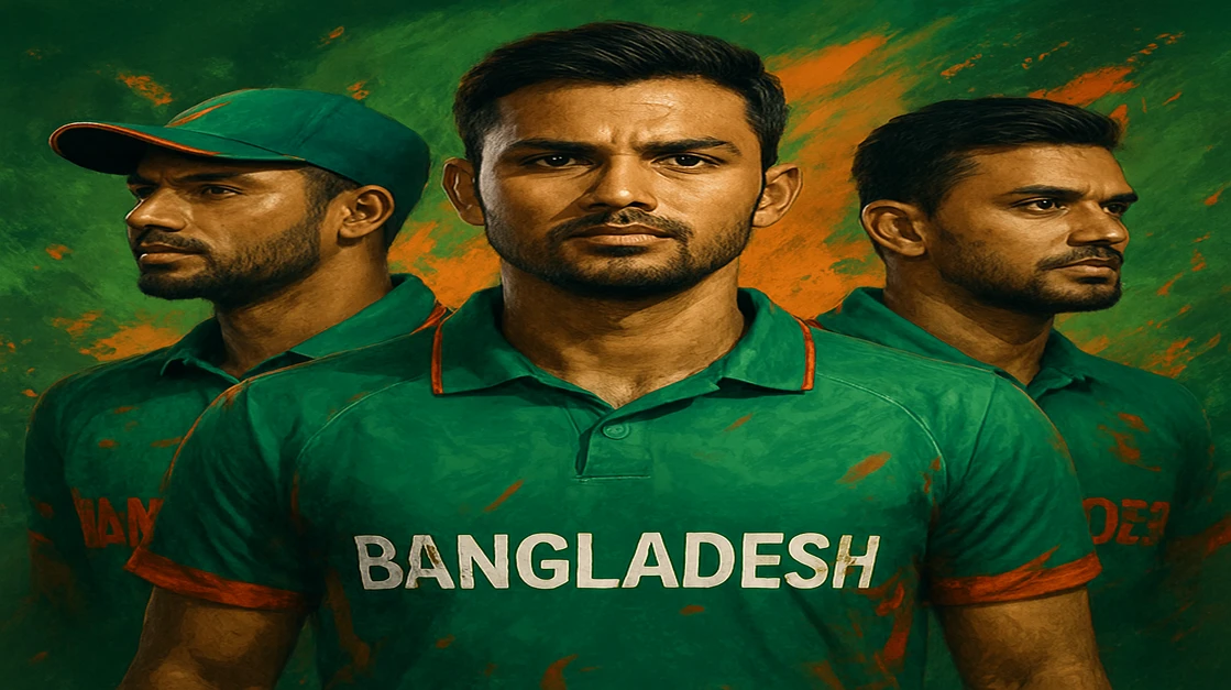 বাংলাদেশ ক্রিকেট দল মাঠে নড়াচড়া করছে, স্ক্রিনে bd345 গেমিং আপডেট ও লাইভ ম্যাচ পরিসংখ্যান প্রদর্শিত হচ্ছে।