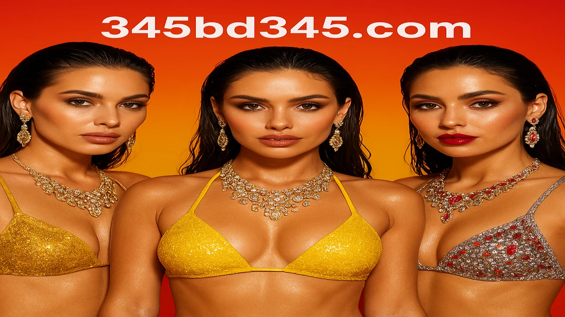 bd345 গেমিং প্ল্যাটফর্মে আপনার অবিস্মরণীয় বোনাস পাওয়ার সুযোগ! তিনজন সুন্দর নারী ঝলমলে উৎসব-আলংকারে পরিহিত, বড় উজ্জ্বল বোনাস সাইনটির সামনে হাসছেন।