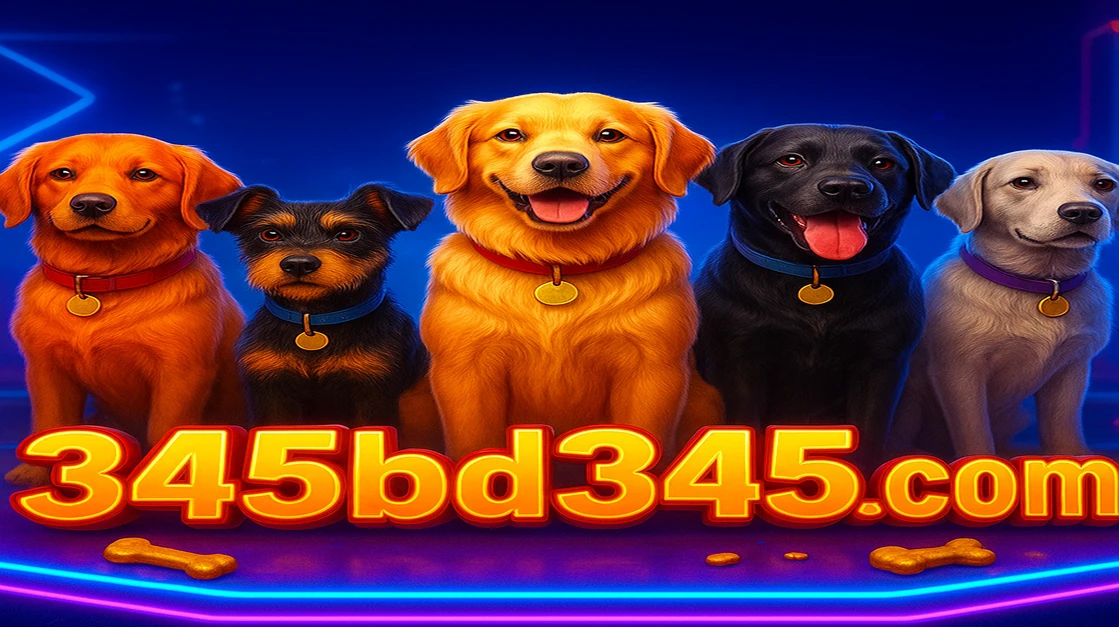 bd345 গেমিং প্ল্যাটফর্মে The Dog House Megaway গেমটি খেলার জন্য উপলব্ধ। বন্ধুত্বপূর্ণ কুকুর দলটি, পাঁচটি আলাদা কুকুর প্রজাতি, বড় জয়ের জন্য প্রস্তুত।
